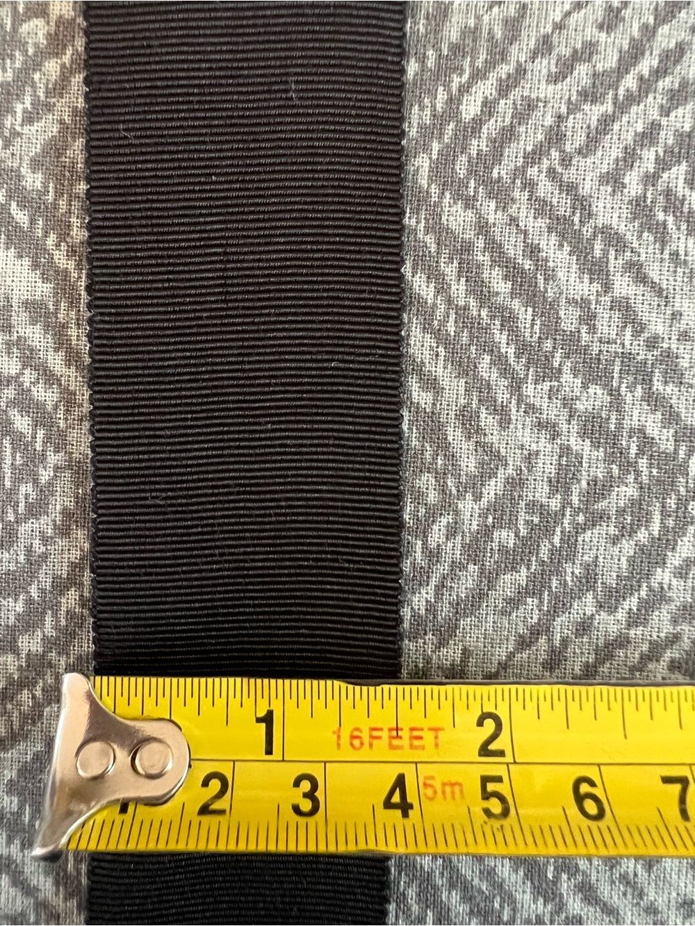 Black Grosgrain Ribbon belt - Wide - Picture 5 of 6